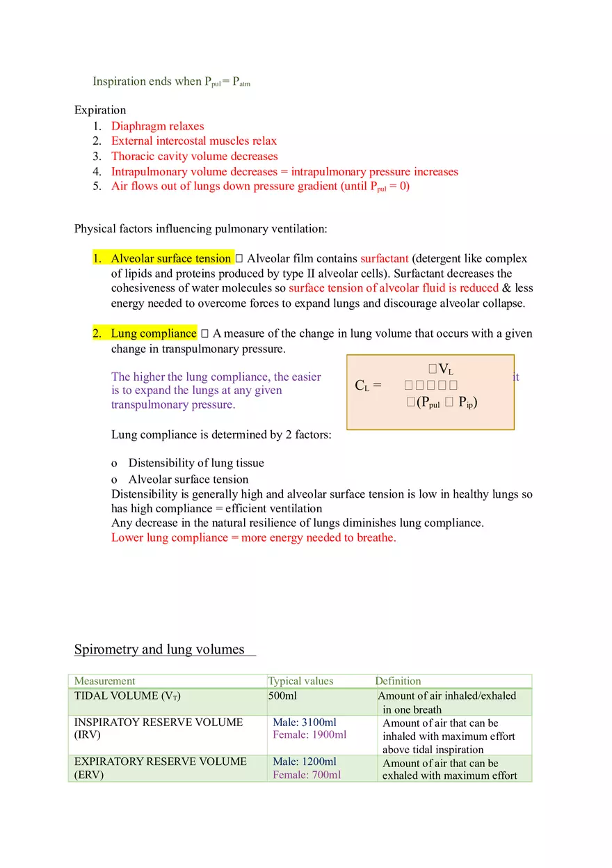 The Respiratory System (Study Guide) - Page 17