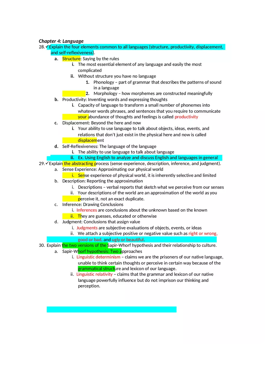 Fundamentals of Communication, Chapter 1 Final Exam Study Guide - Page 10