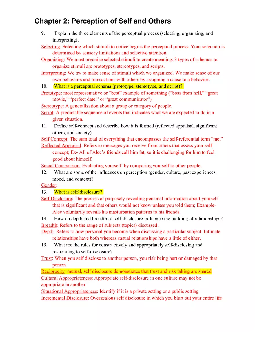 Fundamental Human Communication Final Guide - Page 8