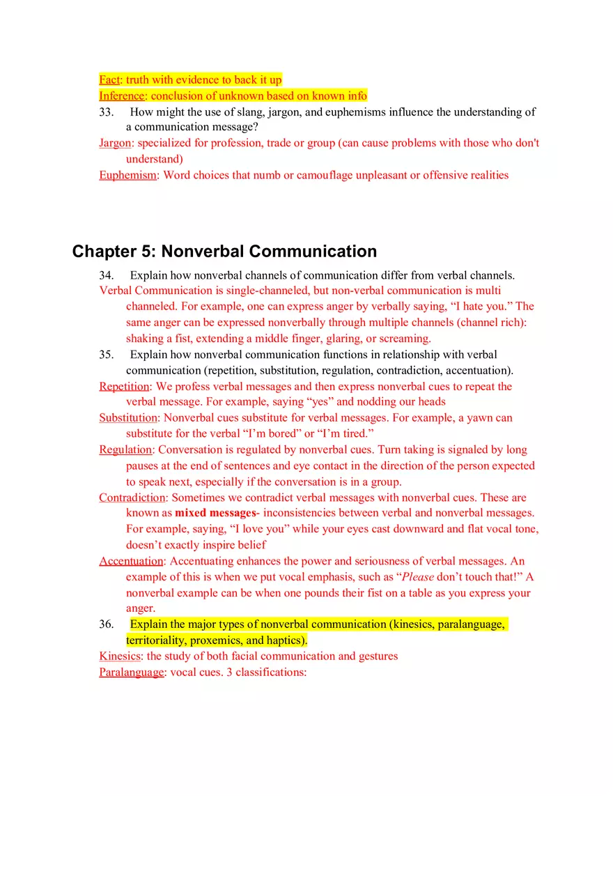 Fundamental Human Communication Final Guide - Page 12