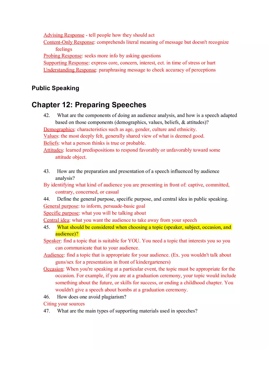 Fundamental Human Communication Final Guide - Page 3