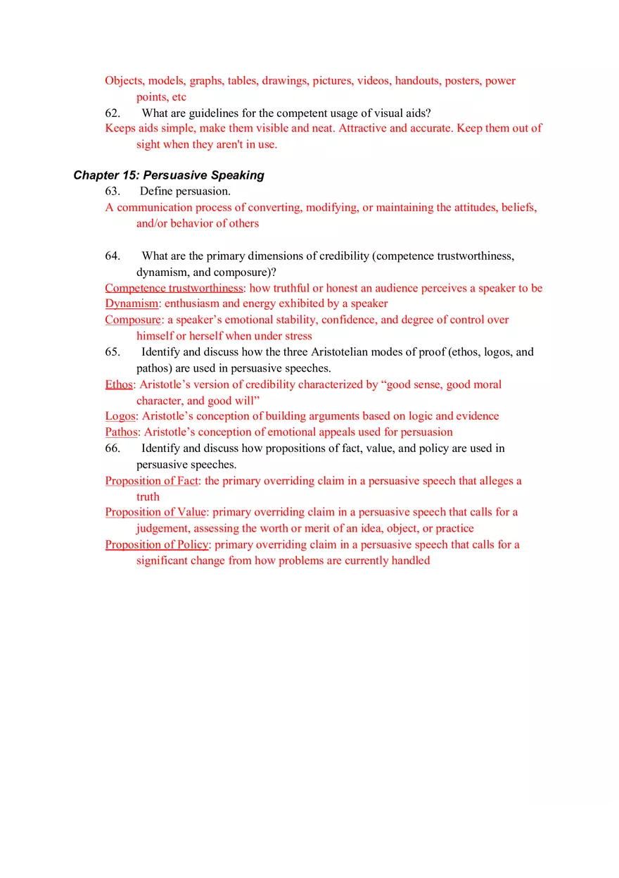 Fundamental Human Communication Final Guide - Page 6