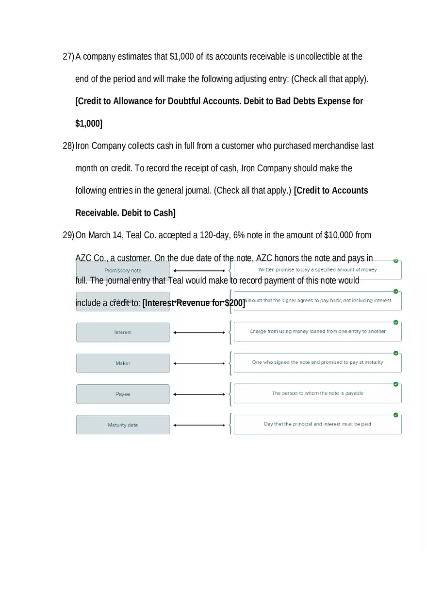 Accounting for Receivables and Bad Debts - Page 6