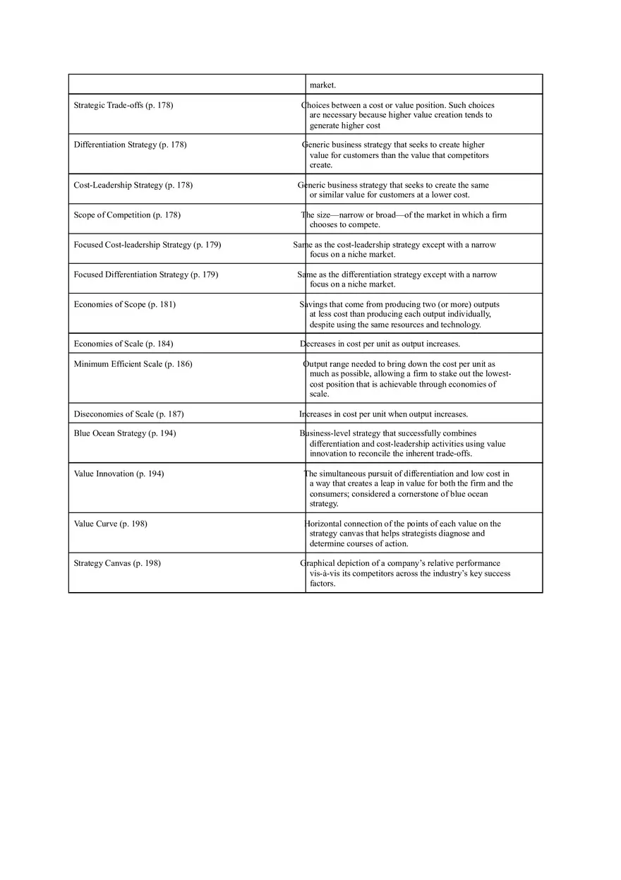 Business Strategy - Differentiation, Cost Leadership, and Blue Oceans - Page 3