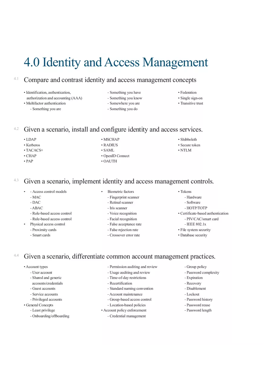 Computer Security Exam Objectives - Page 14
