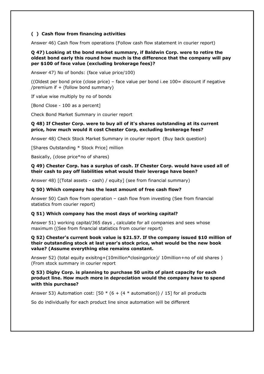 Business Operations and Financial Strategy Quiz Notes - Page 3