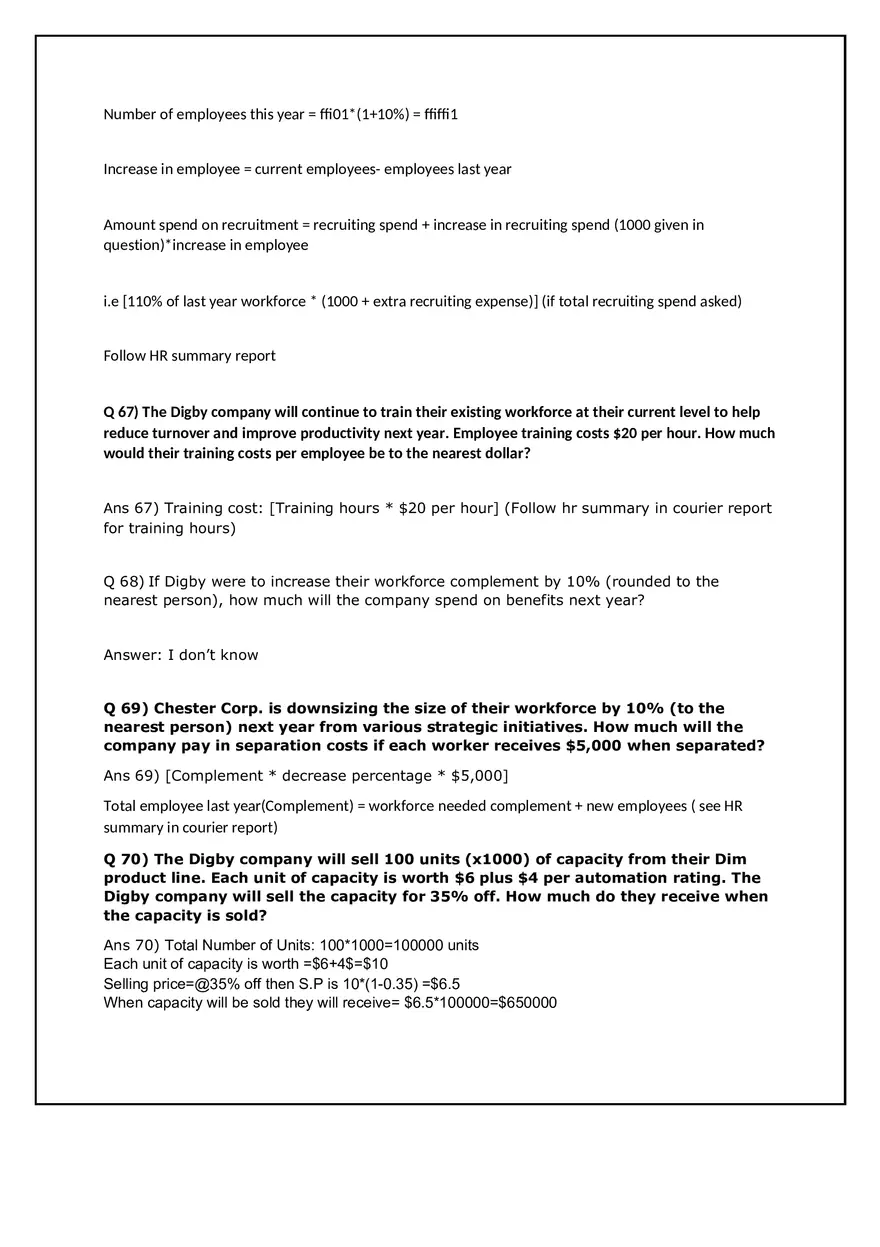 Business Operations and Financial Strategy Quiz Notes - Page 6