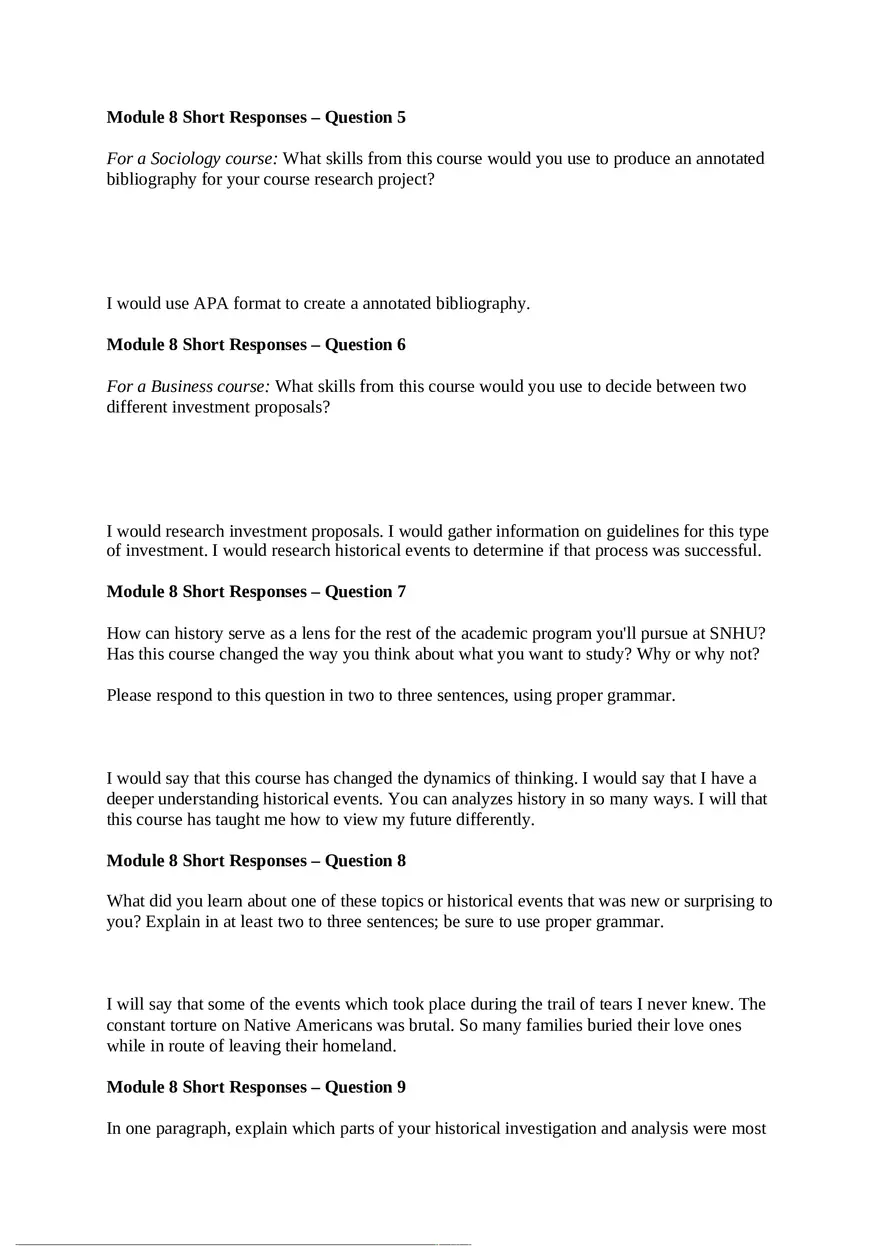 Applied History Module Eight Short Responses - Page 2