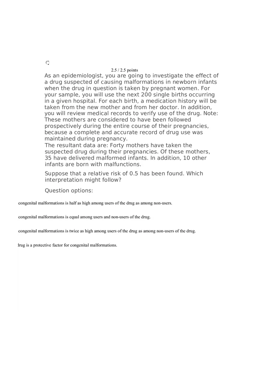 Quiz Chapter 7 and 8 Protocol, Clinical Trials, Community Trials - Page 5