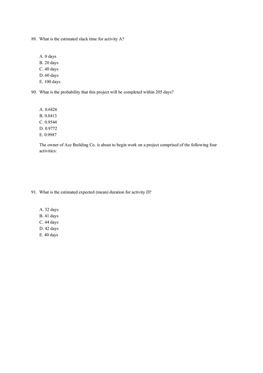 Chapter 17 Project Management Quiz Part 2 - Page 8