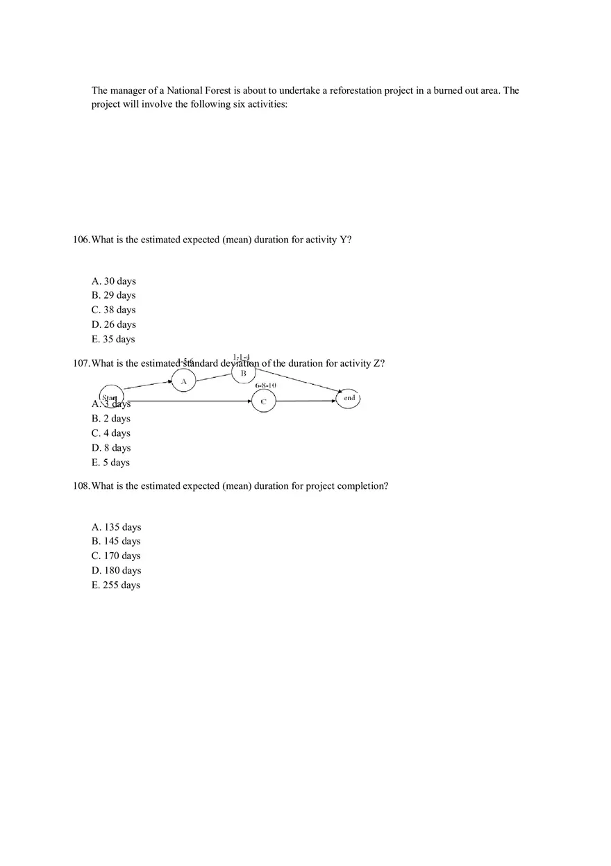 Chapter 17 Project Management Quiz Part 3 - Page 8