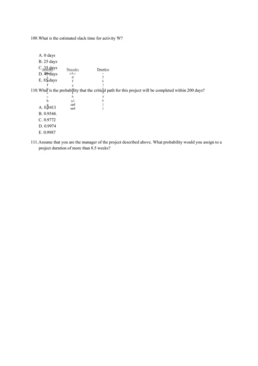 Chapter 17 Project Management Quiz Part 3 - Page 9