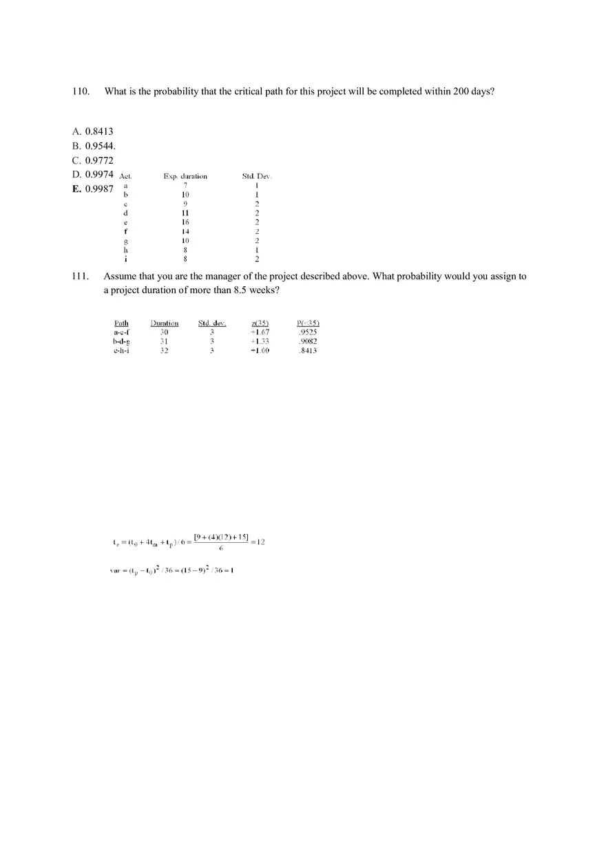 Chapter 17 Project Management Quiz Answer Key Part 4 - Page 10