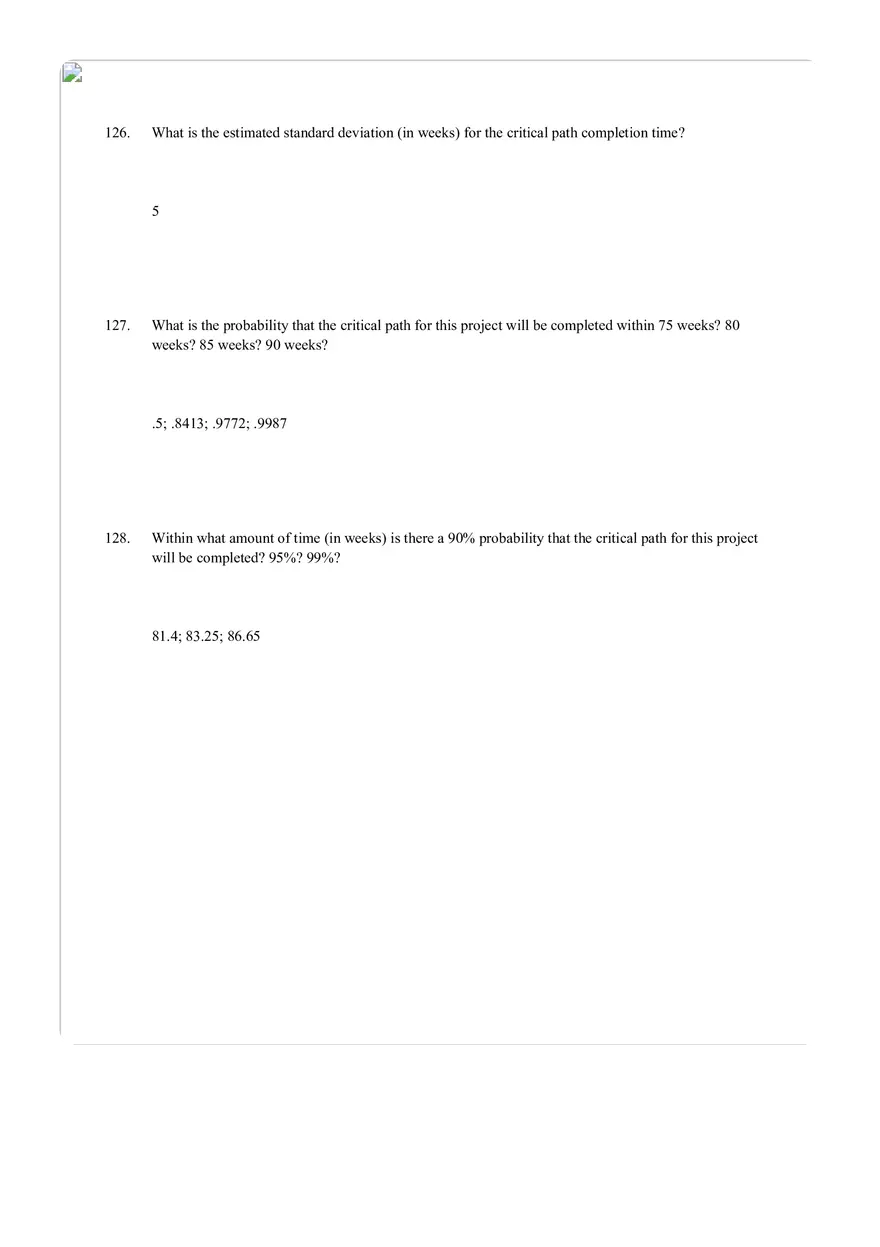 Chapter 17 Project Management Quiz Answer Key Part 4 - Page 5
