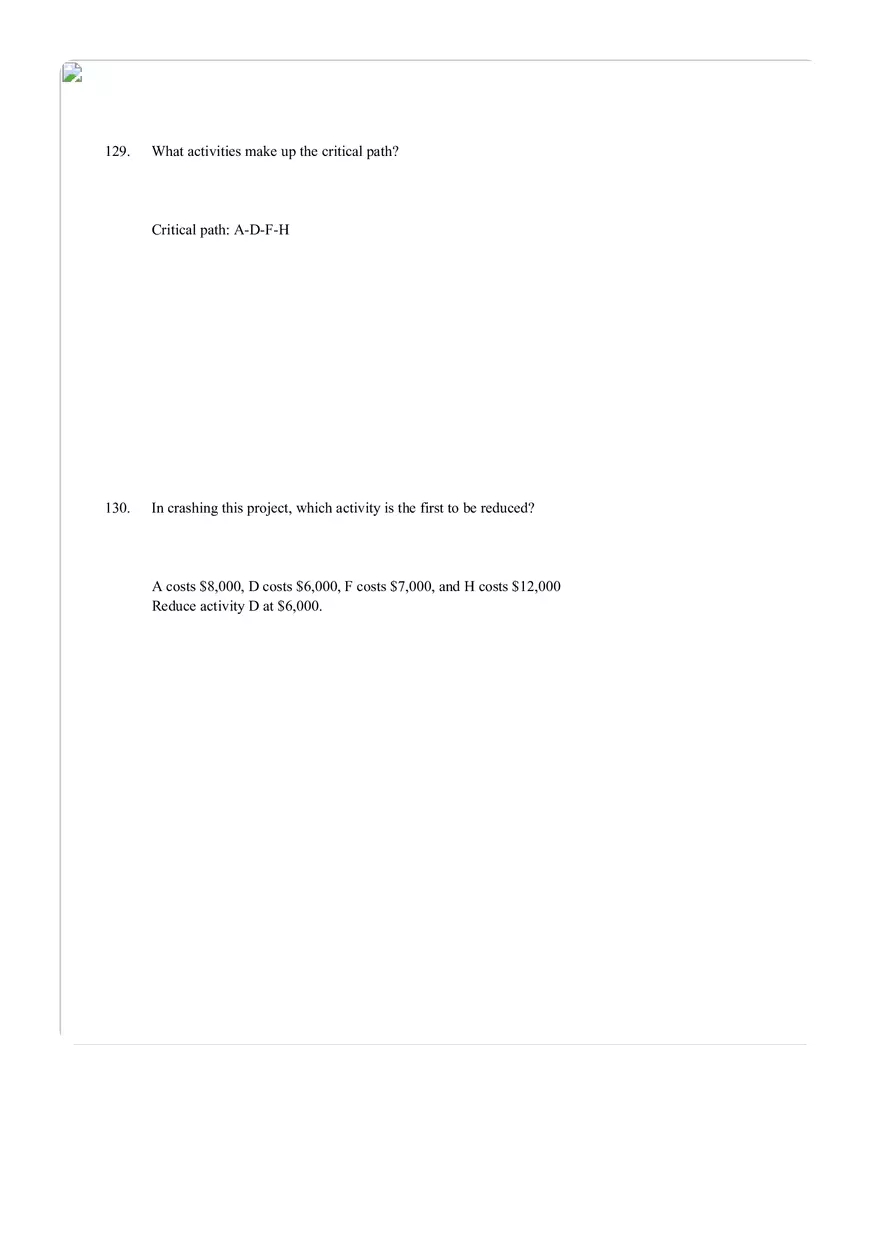 Chapter 17 Project Management Quiz Answer Key Part 4 - Page 6