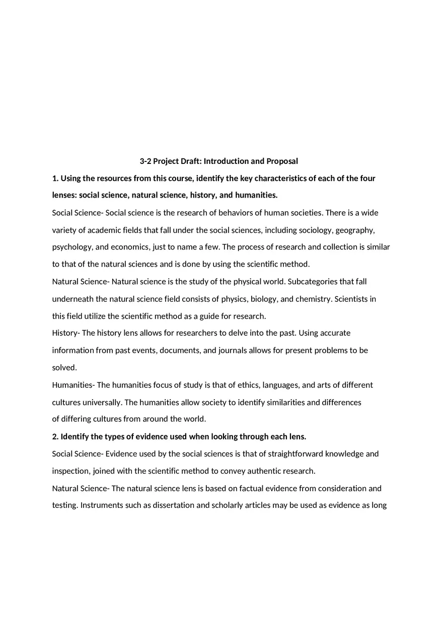 Introduction and Proposal - Page 1