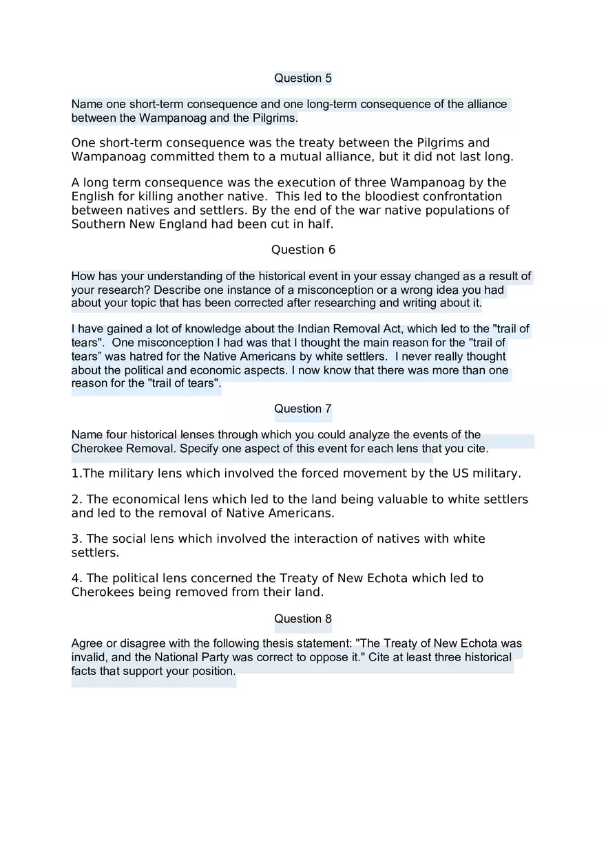 Applied History Short Responses - Page 2