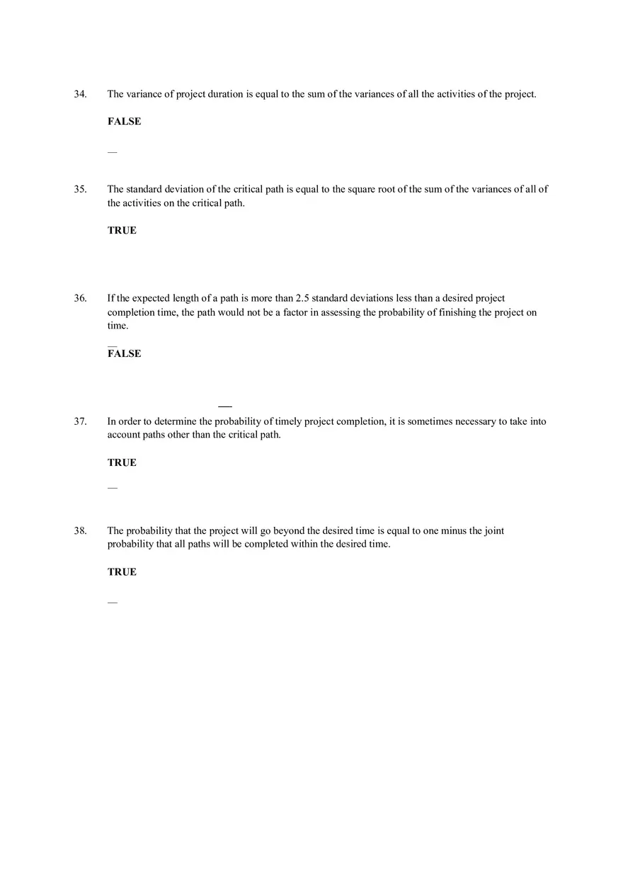 Chapter 17 Project Management Quiz Answer Key Part 1 - Page 7