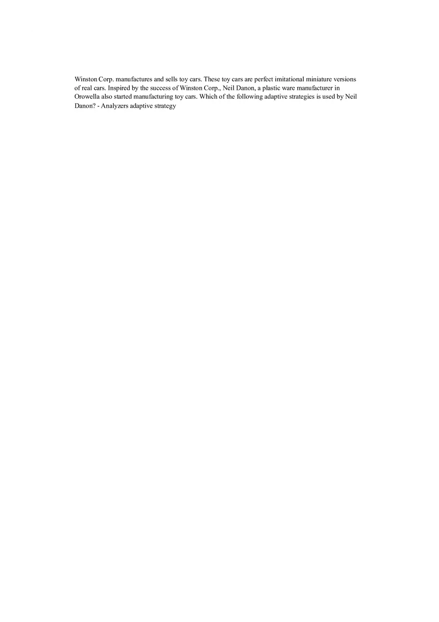 Business Strategy and Competitive Advantage Answers - Page 6
