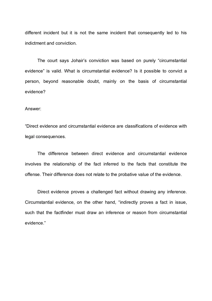 Evidence Question and Answer - Page 6