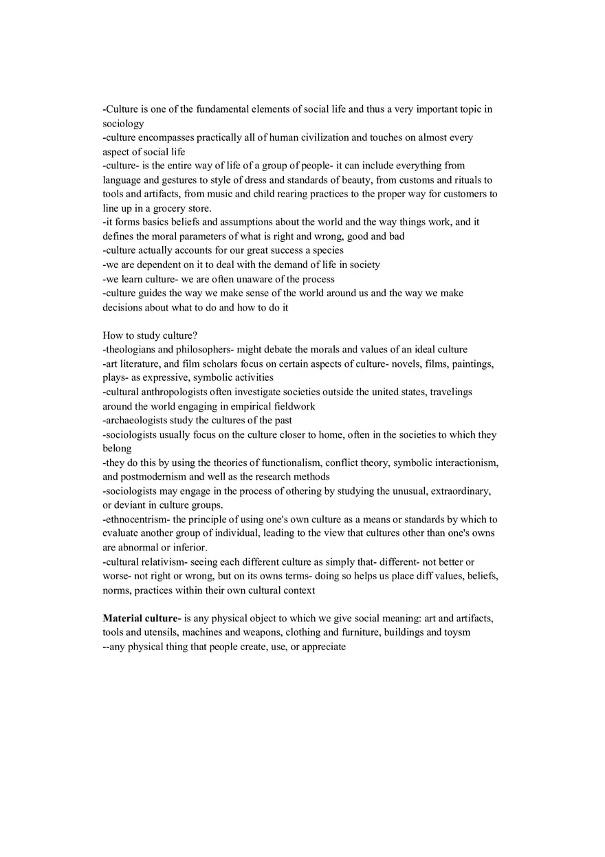 Summary The Real World An Introduction to Sociology - Page 1