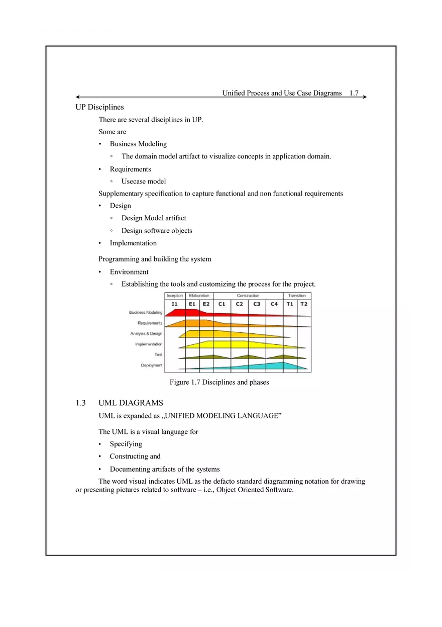Unified Process and Use Case Diagrams Lecture Notes 1 - Page 8