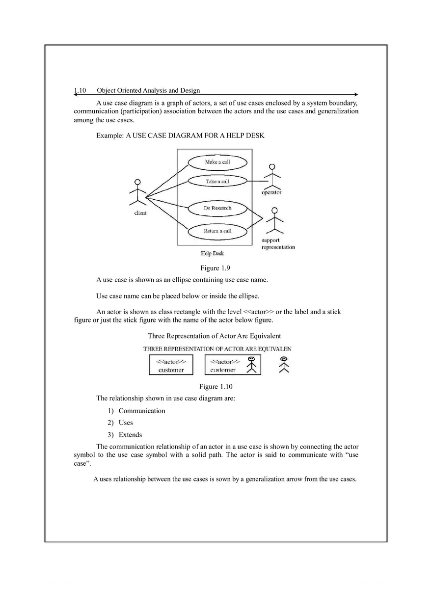 Unified Process and Use Case Diagrams Lecture Notes 1 - Page 11