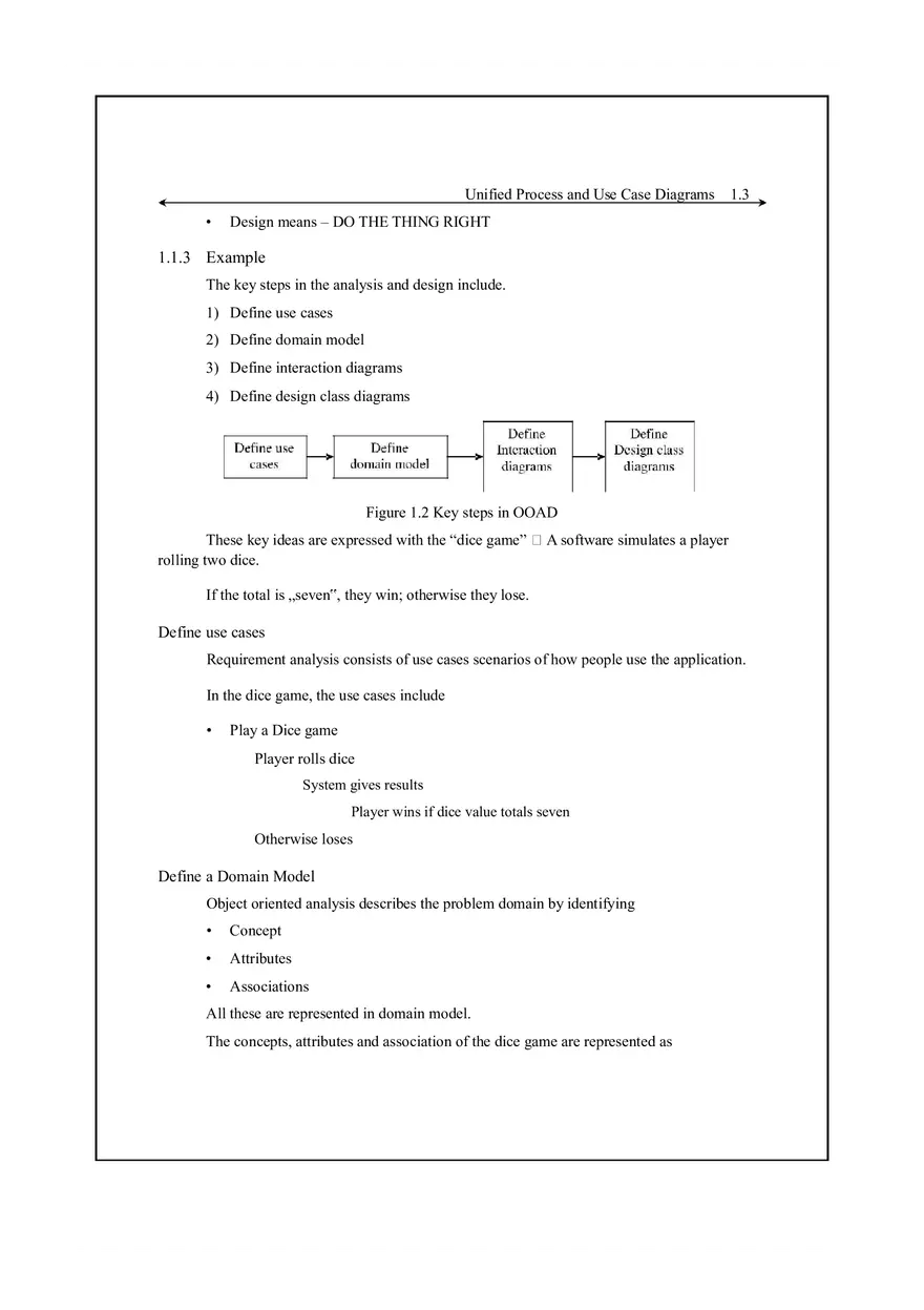 Unified Process and Use Case Diagrams Lecture Notes 1 - Page 4