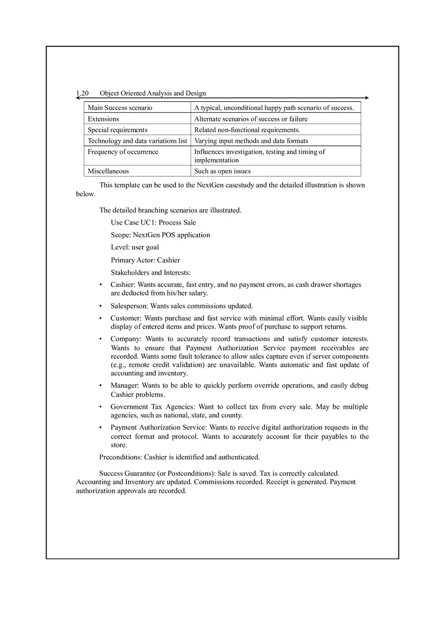 Unified Process and Use Case Diagrams Lecture Notes 2 - Page 9