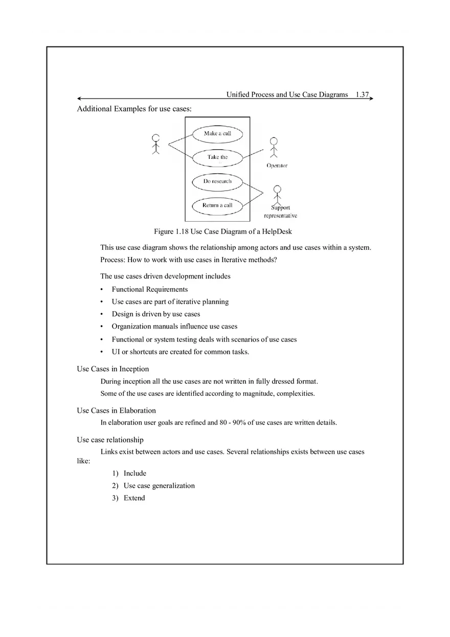 Unified Process and Use Case Diagrams Lecture Notes 4 - Page 11
