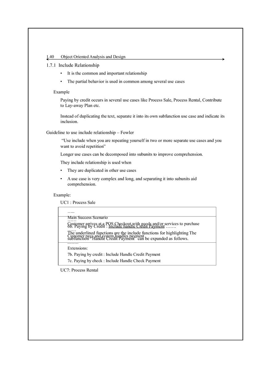 Unified Process and Use Case Diagrams Lecture Notes 4 - Page 14