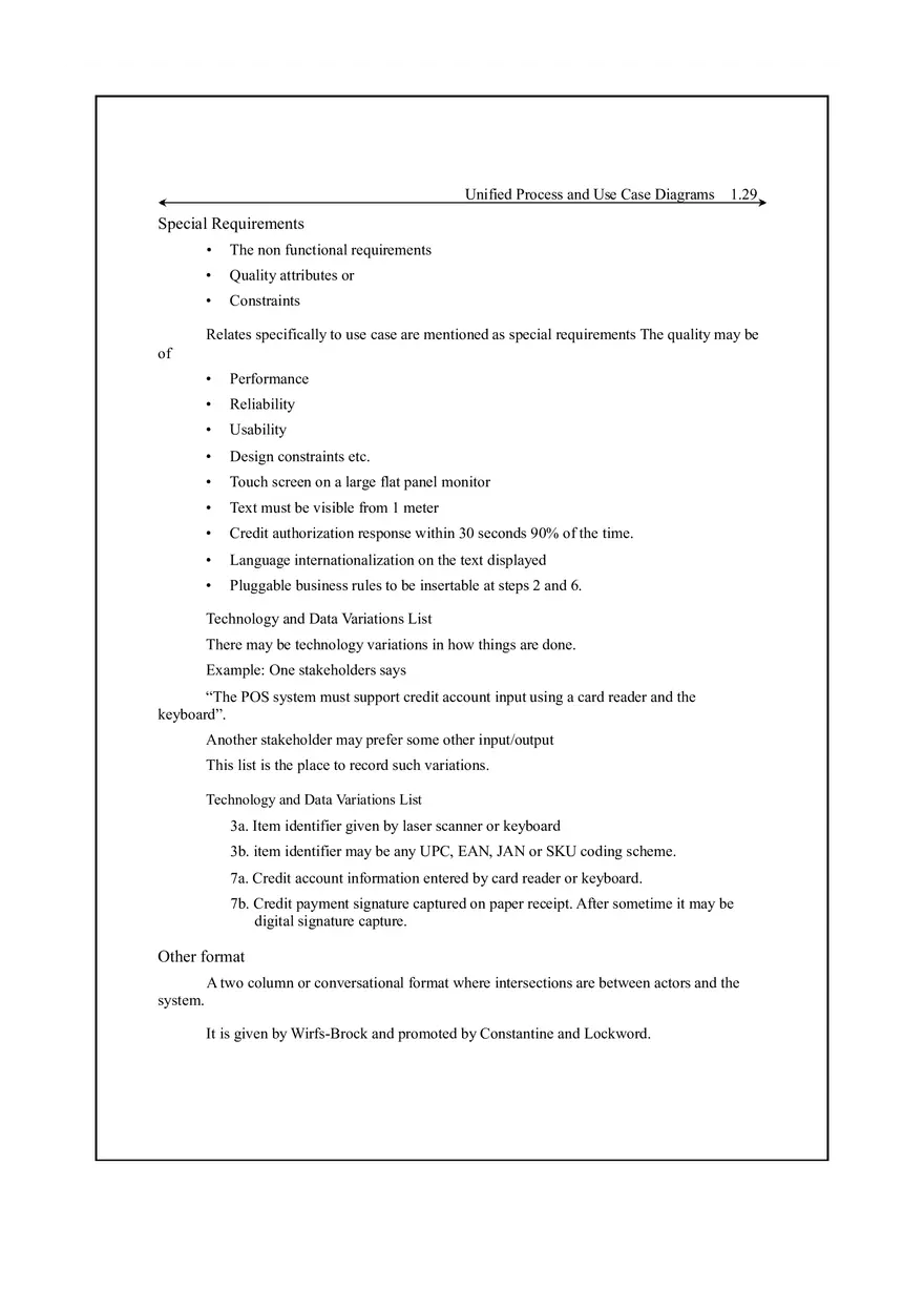 Unified Process and Use Case Diagrams Lecture Notes 3 - Page 10