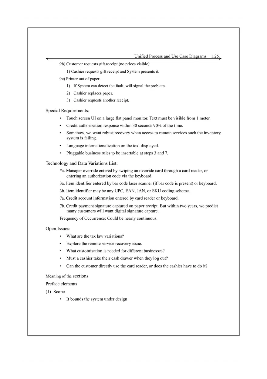 Unified Process and Use Case Diagrams Lecture Notes 3 - Page 6