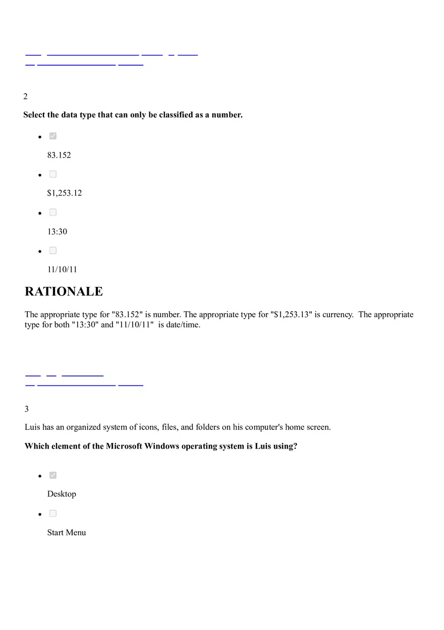Identify the Statement About Windows Tasks That is False - Page 2