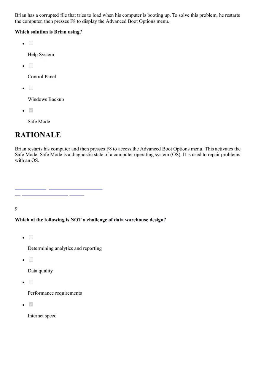 Identify the Statement About Windows Tasks That is False - Page 6