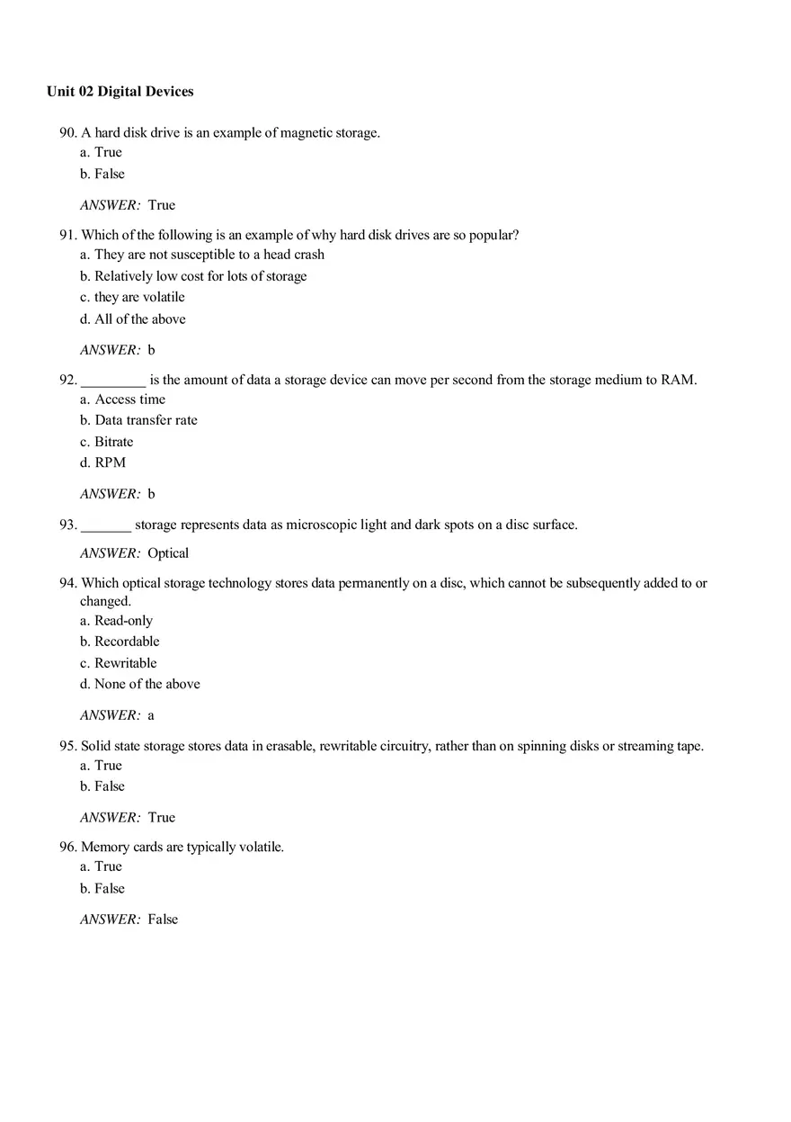 Unit 02 Digital Devices Answer Key - Page 4