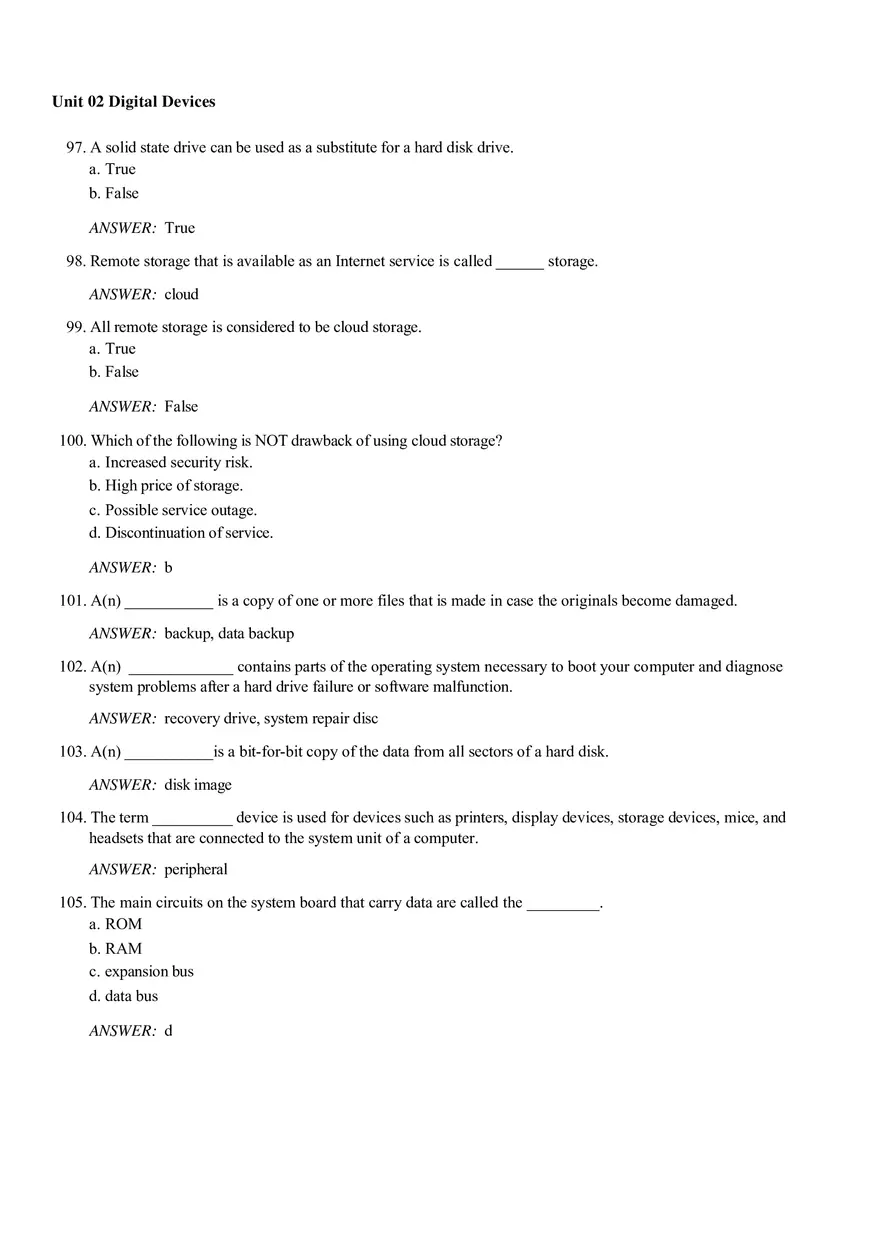 Unit 02 Digital Devices Answer Key - Page 5