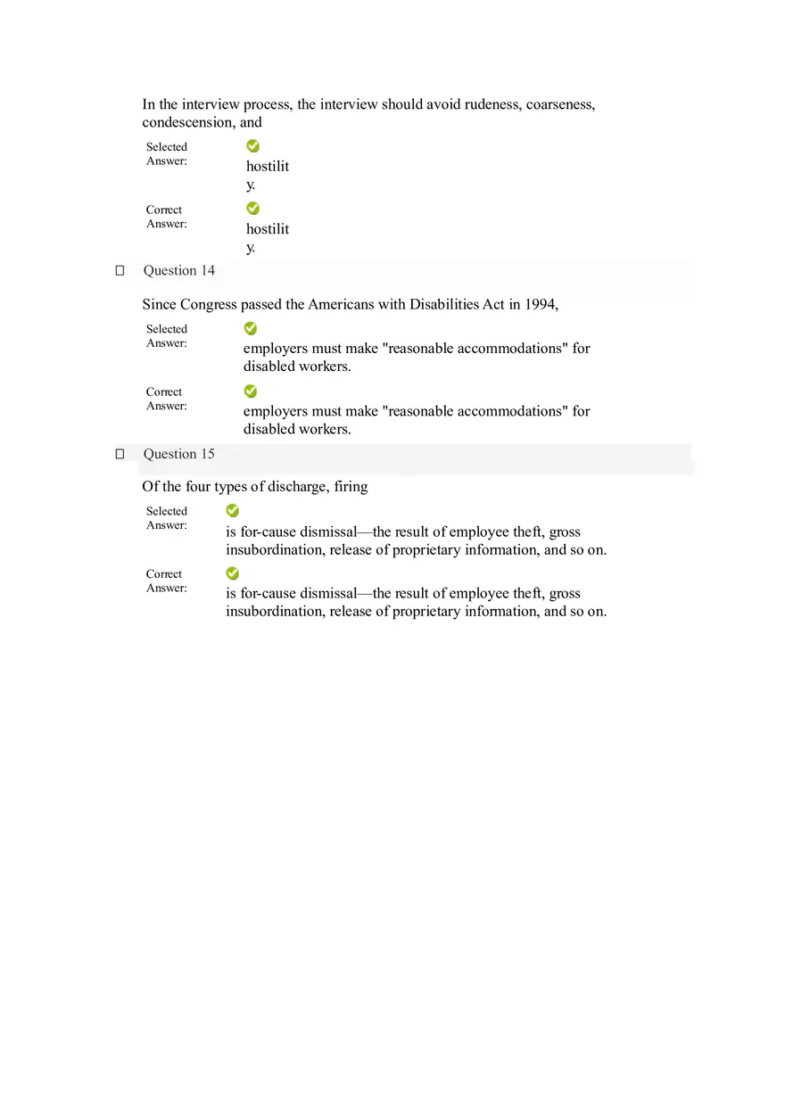 Labor Ethics and Employee Rights Quiz - Page 4