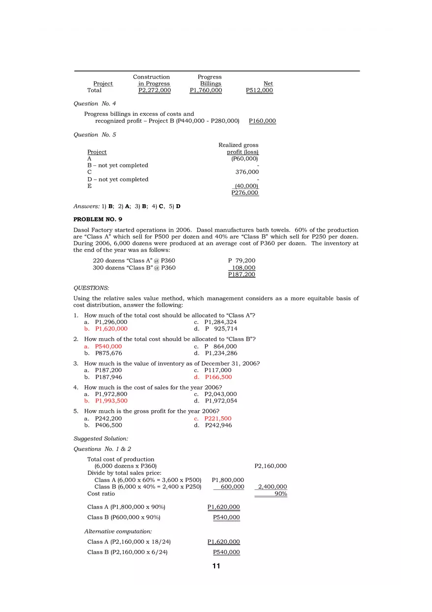 Audit of Inventories Quiz - Page 3