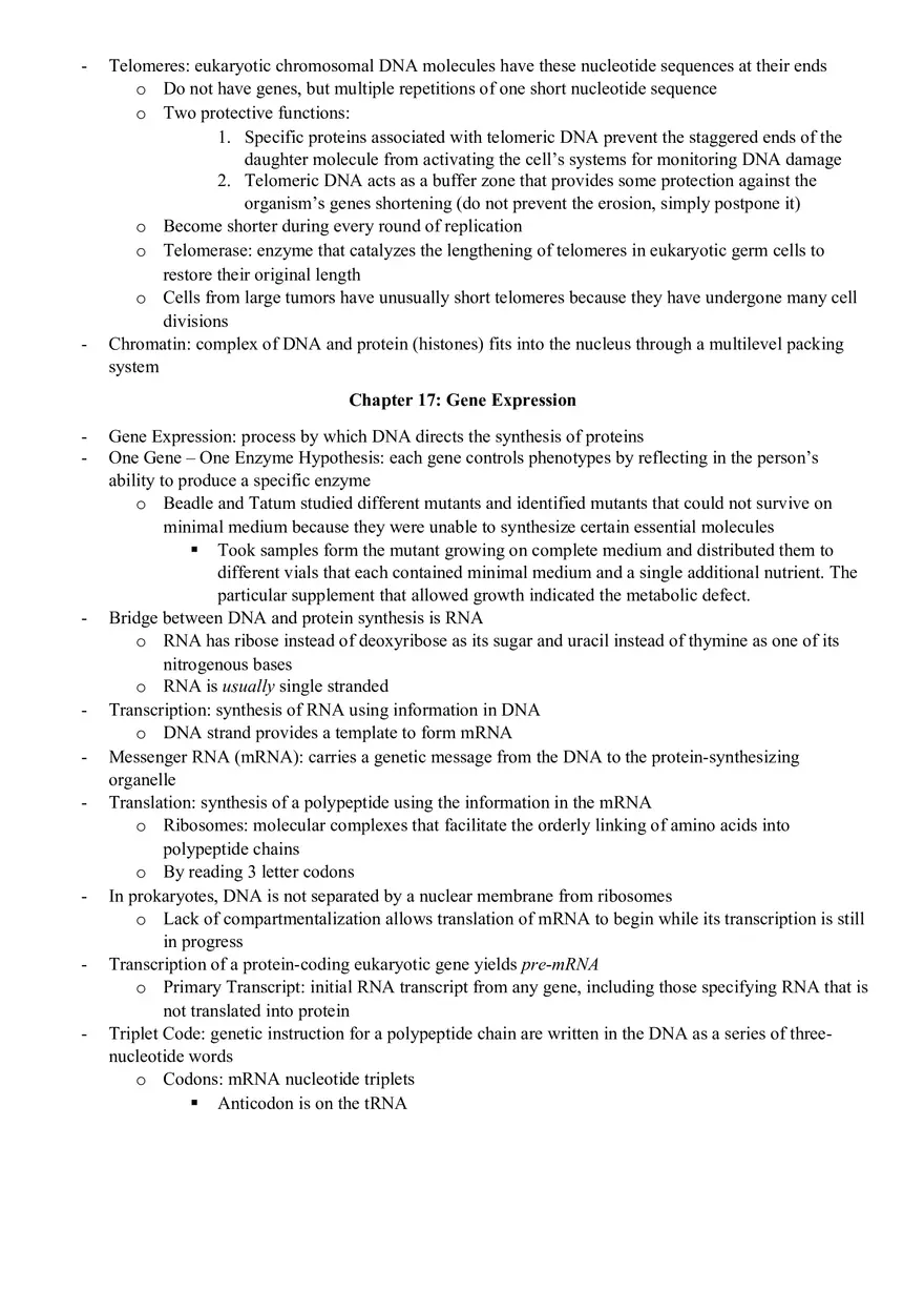 Gene Expression and Regulation - Page 4