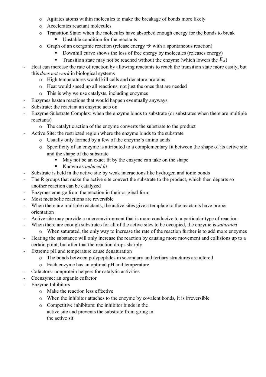 Chemistry of Life - Note - Page 3