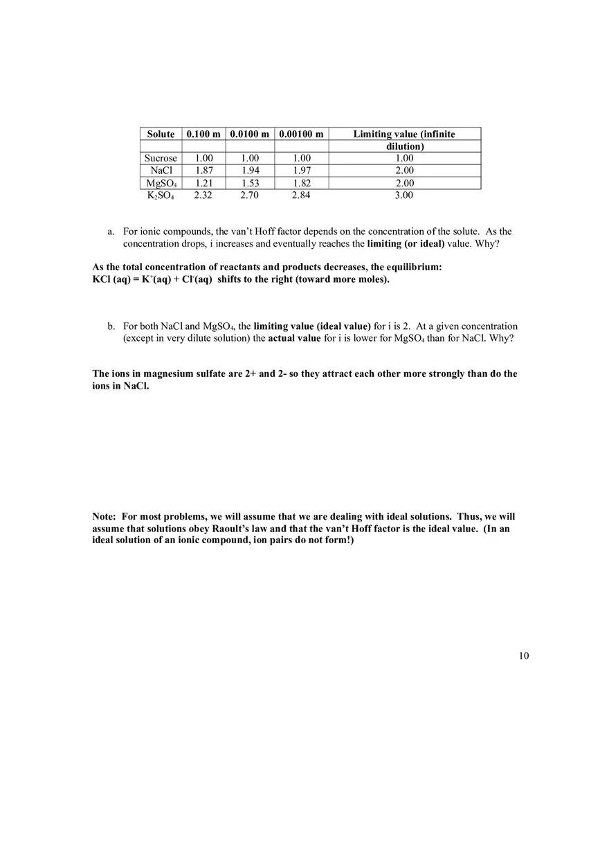 Colligative Properties (Chemistry) Answer Key - Page 14