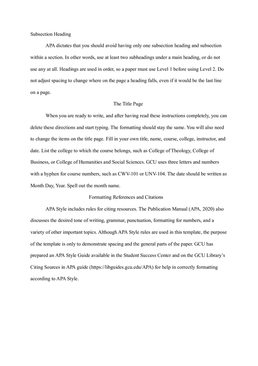 Typing Template for APA Papers A Sample of Proper Formatting for APA Style - Page 2