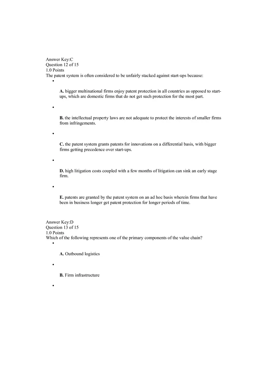 Network Effects Quiz Answers - Page 7