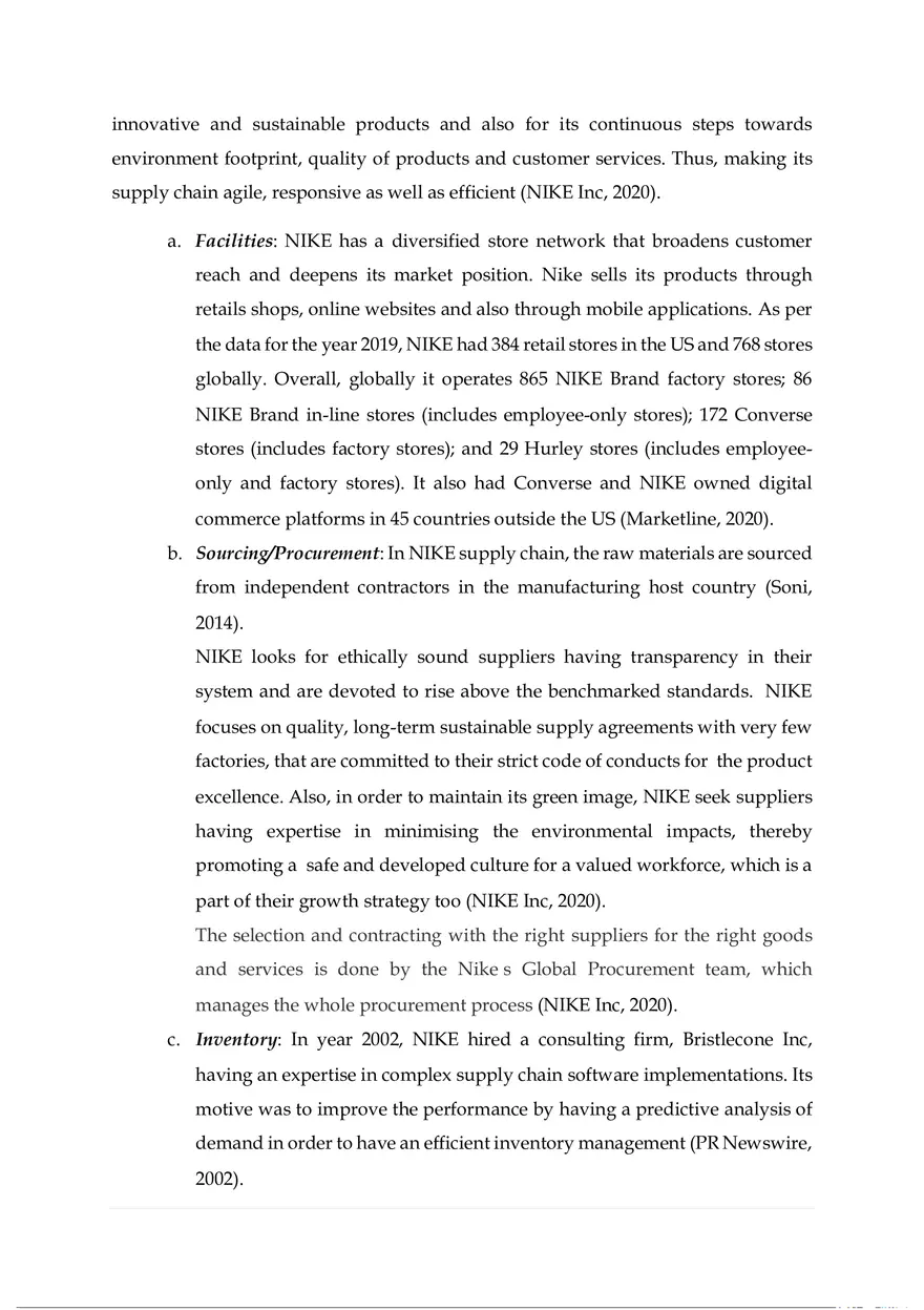 NIKE - Global Supply Chain Management - Page 7