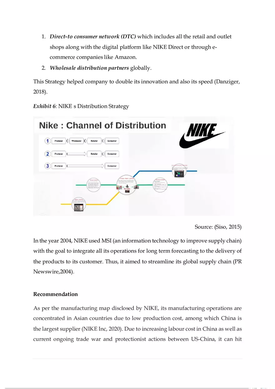 NIKE - Global Supply Chain Management - Page 9