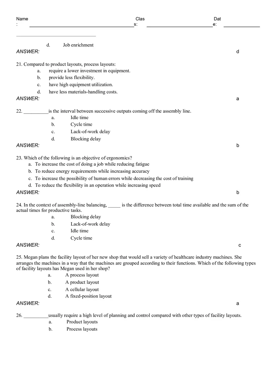 Facility and Work Design - Page 4