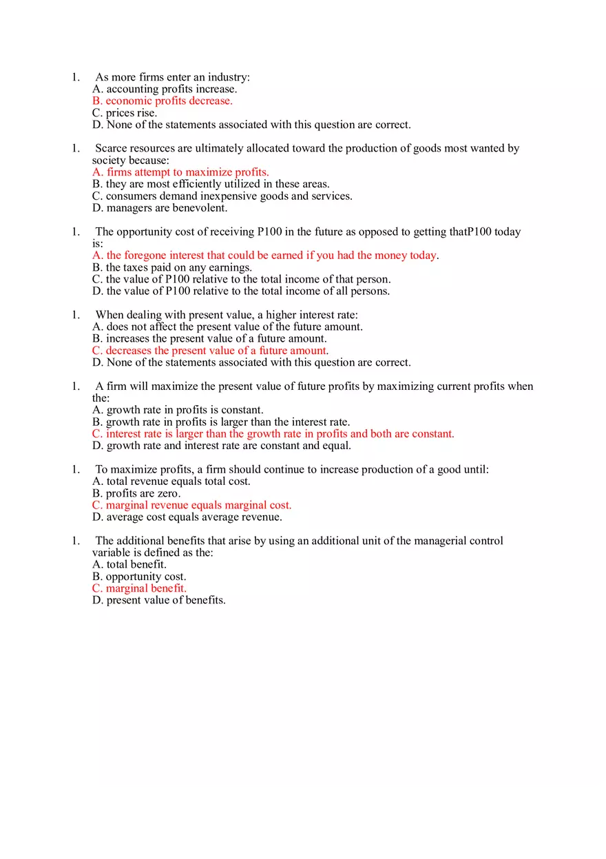 Managerial Economic - Written Assessment - Page 2