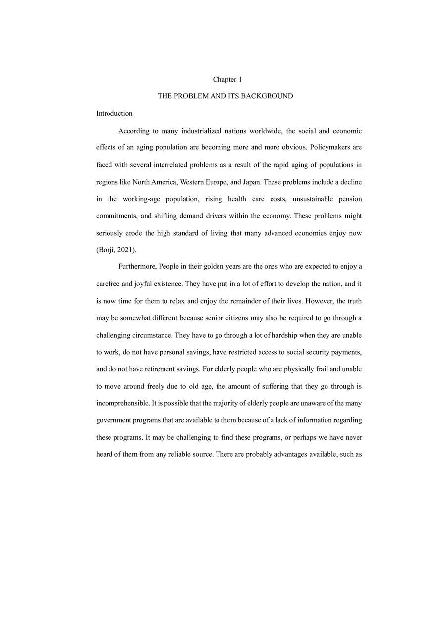 The Problem and Its Background Part 1 - Page 1