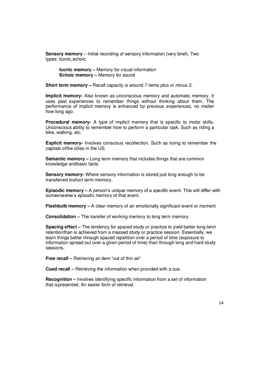 Psychology and Sociology Terms for the MCAT Part 2 - Page 4